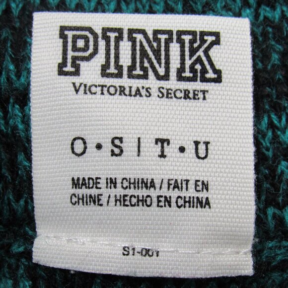 Victoria's Secret PINK Green Black Infinity Scarf - Picture 6 of 6